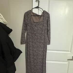 aerie offline leopard print dress